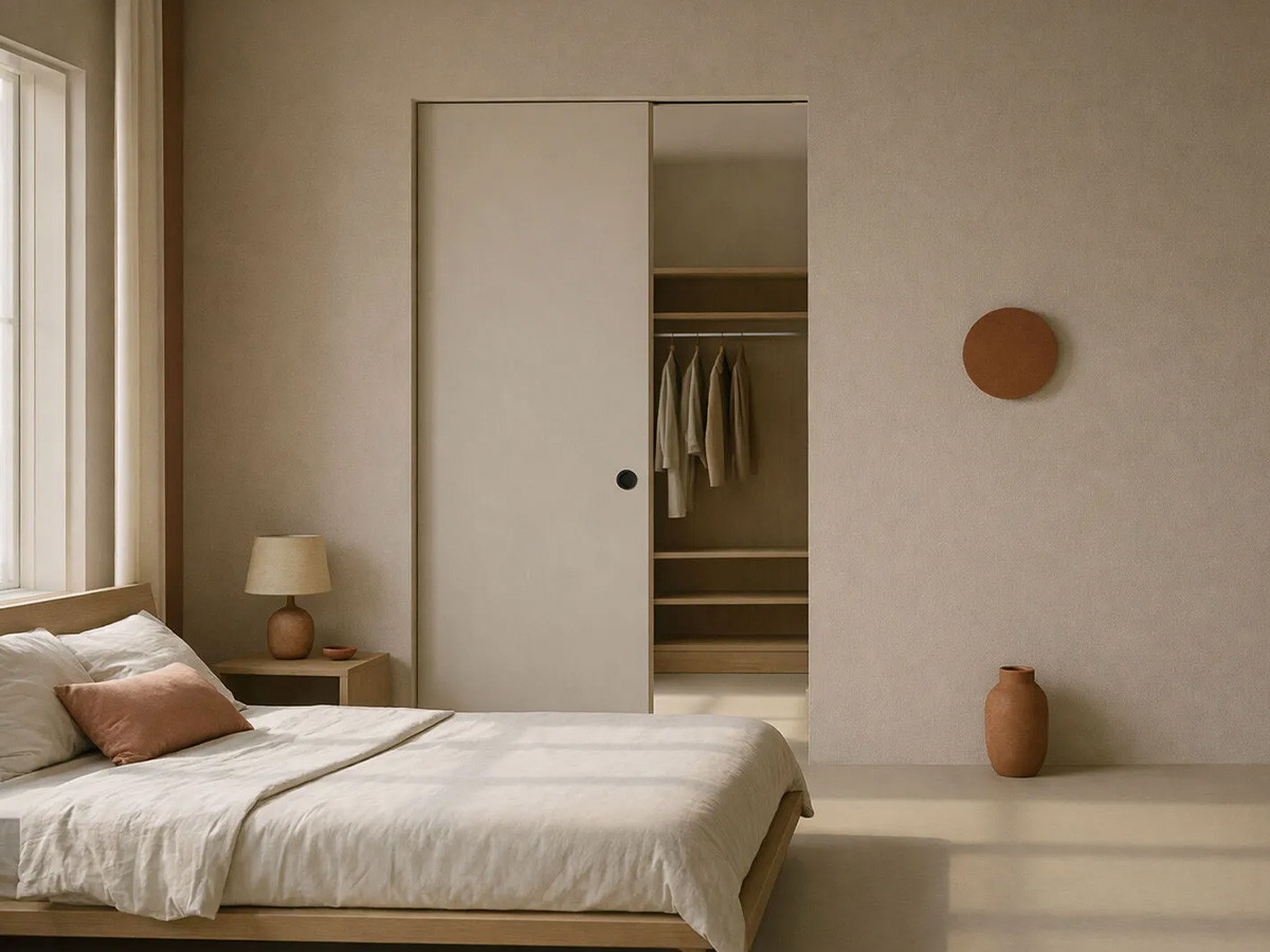 Falban futó tolóajtó