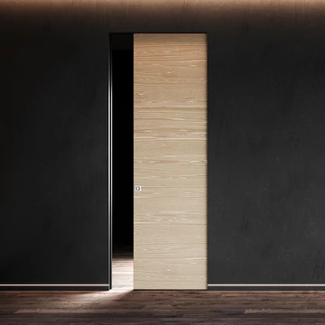 Ermetika Absolute Evo egyszárnyú falban futó tolóajtó tokborítás nélküli fémváz vakolható falhoz ABSI