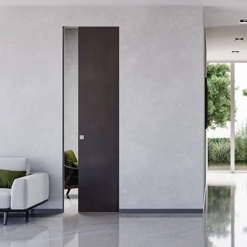 Ermetika Absolute EvoKit egyszárnyú falban futó tolóajtó tokborítás nélküli vázszerkezet gipszkarton falhoz 750x2400 mm 100 mm AESC.153