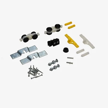 Ermetika görgőkocsiszett 100 Kg teherbírással Classic EvoKit falban futó tolóajtókhoz ACC.314