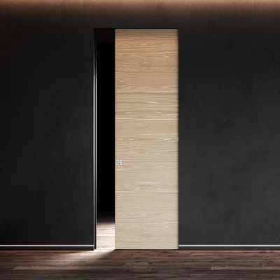 Ermetika Absolute Evo egyszárnyú falban futó tolóajtó tokborítás nélküli fémváz gipszkarton falhoz 800x2100 mm 100 mm ABSC