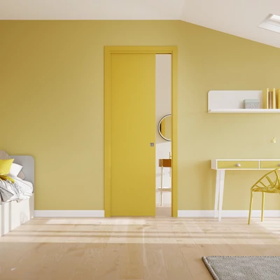 Ermetika Classic EvoKit egyszárnyú falban futó tolóajtó tokborításos vázszerkezet gipszkarton falhoz 900x2100 mm 100/125 mm EKSC.88